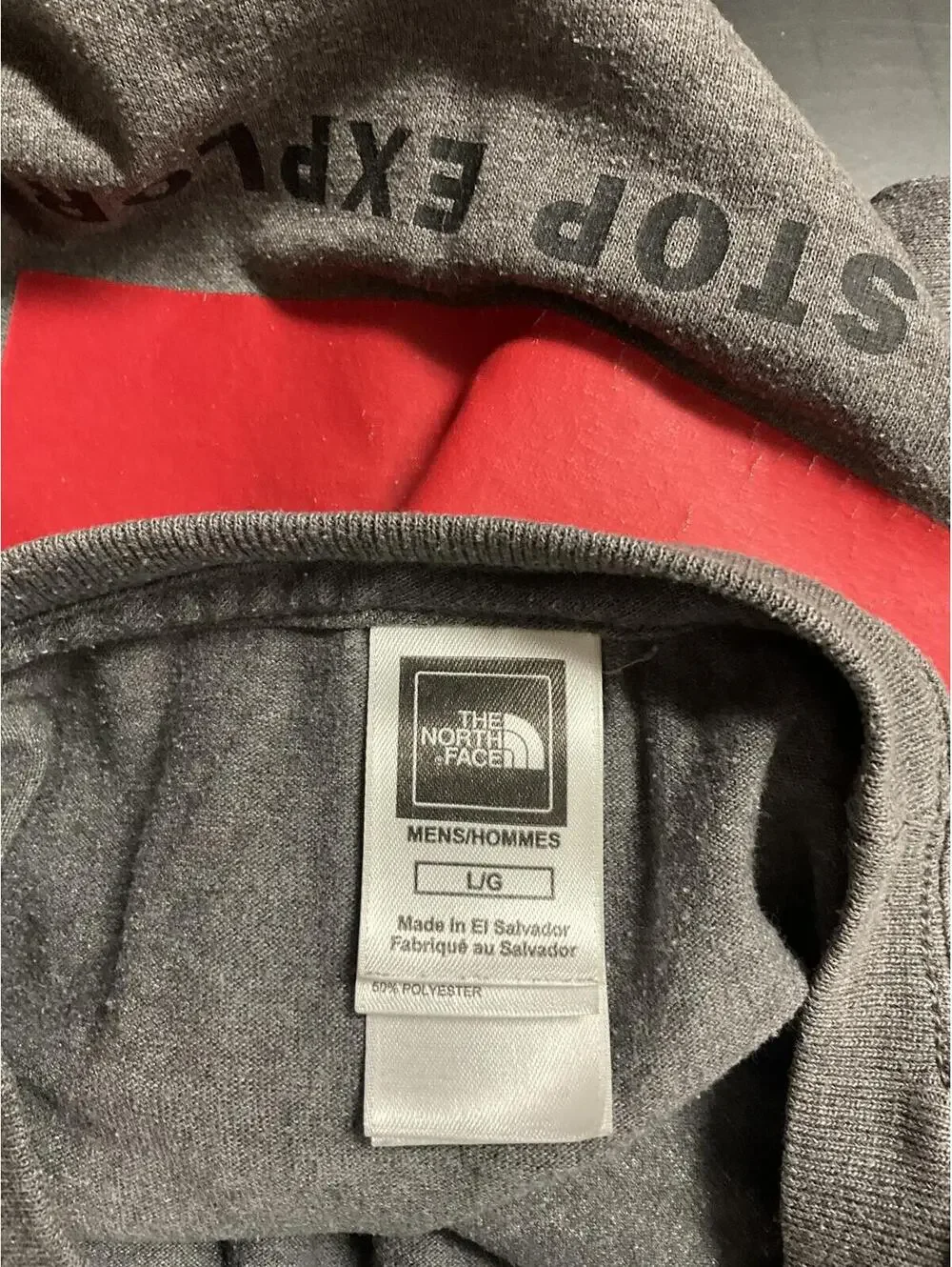 North Face Red Box T-shirt Large
